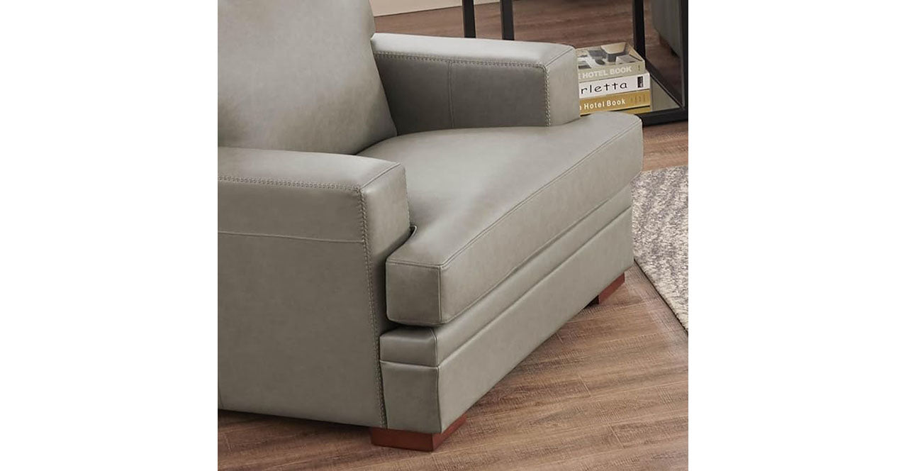 Georgia Leather Chair, Chico Slate